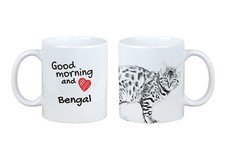 Bengal tasse avec un chat
