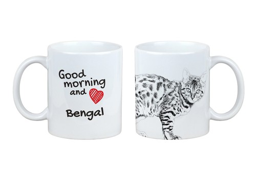 Bengal tasse avec - , chat