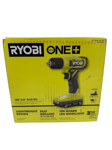 Ryobi pcl201k1 one - 18v, 3/8