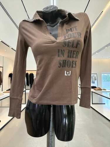 Liu polo femme marron col - femme, v