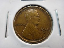 1914-D United States Lincoln Wheat Penny Cent 1c - Free S&H USA