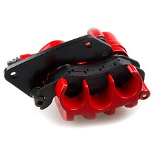 Scooter Front Brake Caliper Red for LJ125T-8M-E4, LJ125T-9M-E5 (BRCF042) PADS