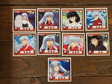 Inuyasha set of 9 stickers 3x3