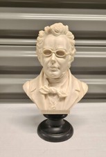 Franz Schubert Bust Figurine Vintage Handmade