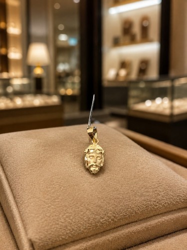 Pendentif 18k 750 tête - or,