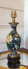 Ancien Pied de Lampe Emaux