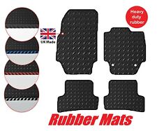 Renault Captur 2013 to 2018 Tailored Car 3mm Rubber Mats & Edgings with Clips