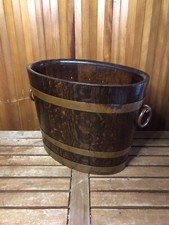 Seau Champagne Rafraîchissoir GERARD LAFITTE MOF 1933 Bois & Cuivre France #A578