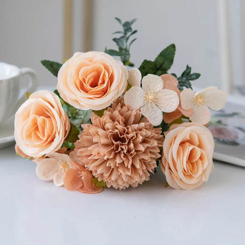 Bouquet mariée soie - de,