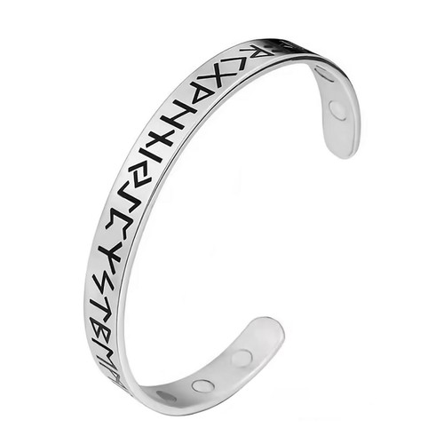 Norse rune cuff bracelet - rune,
