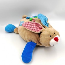 Grand Doudou lapin marrron