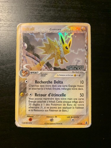 Carte pokémon voltali - carte, 7/113