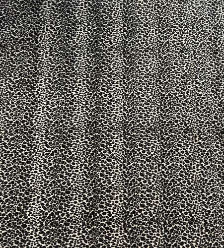 Tissus polaire imprime leopard - tissus,
