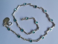 Collier métal argenté multi