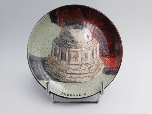 Ancien tableau rond mural sur