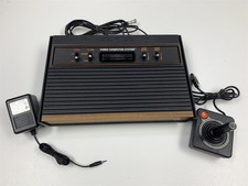 Atari 2600 Woodgrain 4-Switch Console Bundle - Refurbished, Tested & Works!