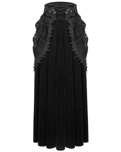 Jupe maxi gothique steampunk - jupe,