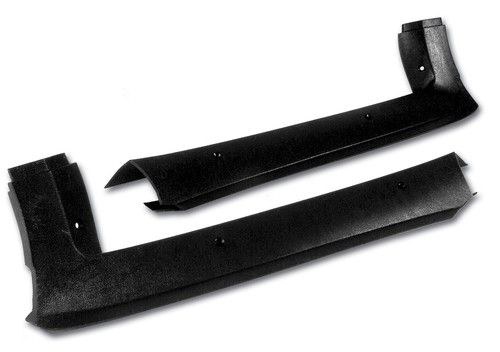 Corvette pillar posts black - c3,