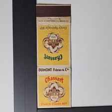 Chassart Dumont Frères Bruxelles Vintage 1836 Label Design Matchbook