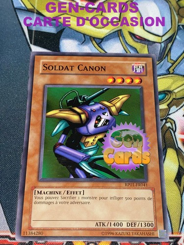 Carte soldat canon - yu, gi