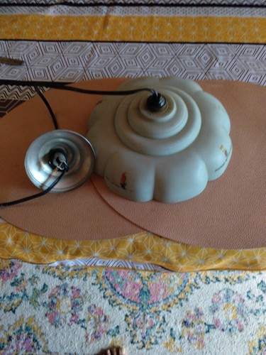 Plafonnier 1950 vintage - plafonnier,