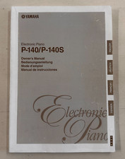 Yamaha Electronic Piano P-140/P-140S Owner's Manual English/Frnch/German/Spanish