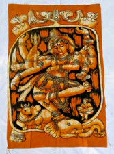 Durga Goddess Batik Wall