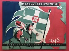 Scouting Calendar des Scouts de France 1946 Pierre Joubert