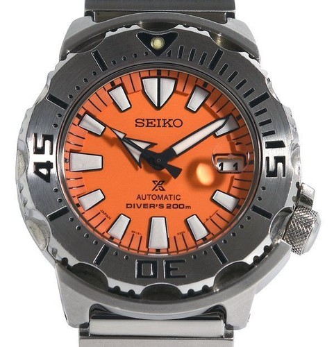 Seiko prospex orange monster - seiko,