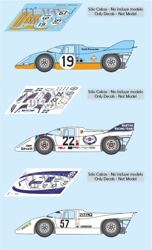 Autocollants porsche 917k - autocollants,