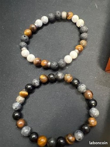 Lot bracelets pierres - lot,