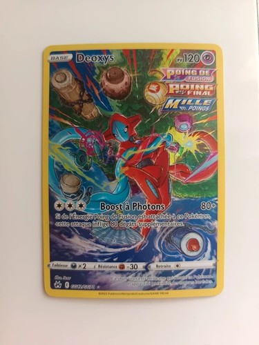 Carte pokémon deoxys - pokémon, (crz