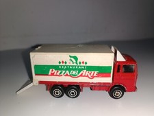 MAJORETTE RENAULT restaurant container Pizza del Arte truck vintage 1:100