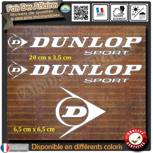 Stickers autocollants dunlop - 3,