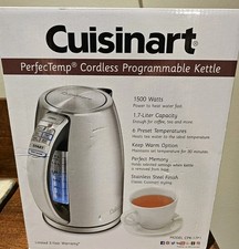 Cuisinart PerfecTemp® Cordless Electric Programmable Kettle Stainless CPK-17P1