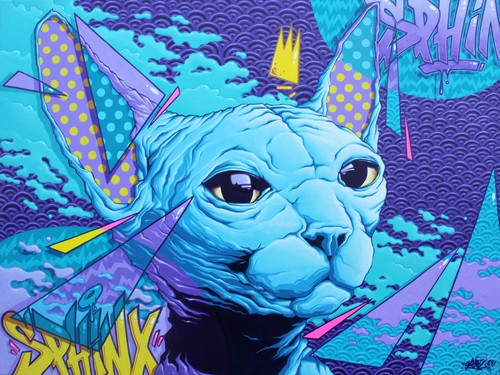 Toile sphynx x 80 cm - 60,