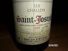 SAINT-JOSEPH "cuvée les Challeys" Delas Magnum 1.5L 1999 Millésime du MILLÉNAIRE
