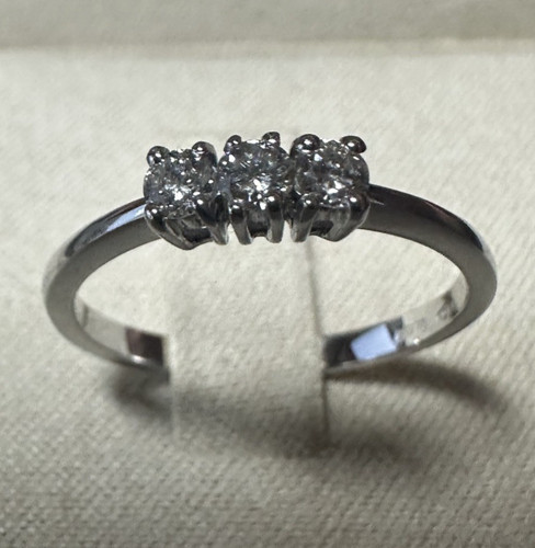 Bague trilogy blanc 18 - bague,