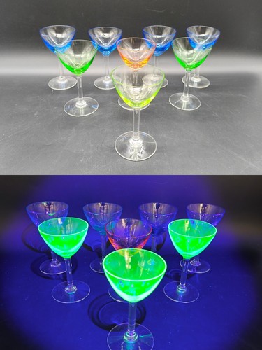 Lot verres cocktail vintage - verres,