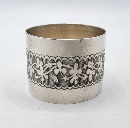 Rond serviette argent - de, en