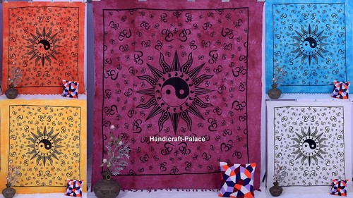 Indien ying yang tapisserie - indien,