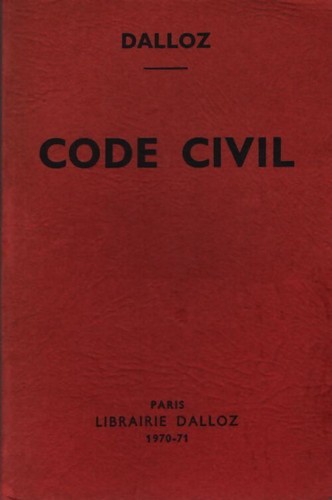 Code civil 1970 collectif - code, 1970-71