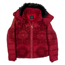 Manteau Puffer Rouge DESIGUAL