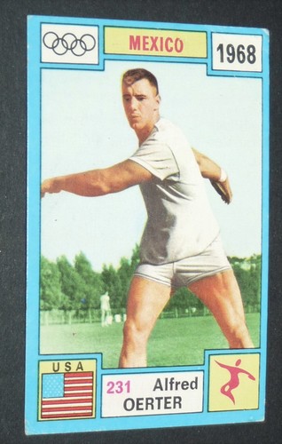 231 1968 usa oerter - #231, panini