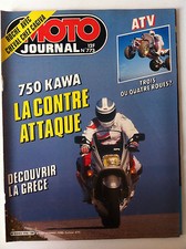 N°772 MOTO JOURNAL; 750 Kawa