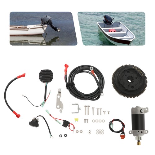 Starting motor outboard engine - motor,