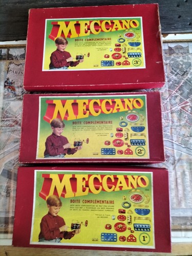 Lot boites meccano - lot, 3