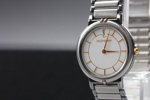 Montre homme ronde blanche