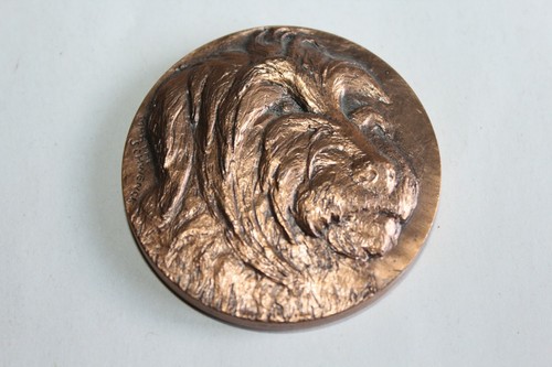 Médaille bronze chien - médaille,
