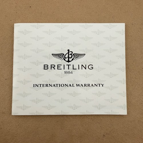 Livret garantie breitling - livret, de